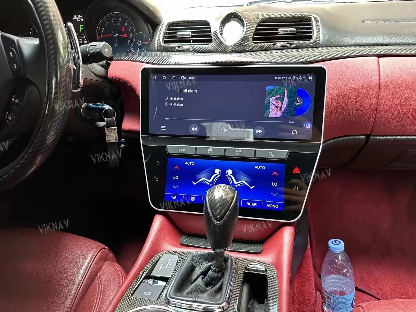 12.3inch Car radio For 2007-2015Maserati GT GC GranTurismo Multimedia Player GPS Navigation 4G BT Wifi Wireless Carplay