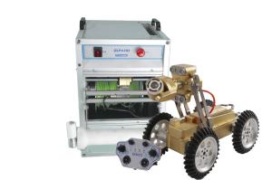 Quality CCTV Robotic Pipe Inspection Camera Crawler System Measurement Scope ±45 Degree wholesale