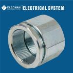 2" Zinc Plated Steel Threaded IMC Rigid 3-Piece Coupling