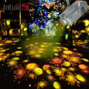 Quality Waterproof IP65 200w Gobo Projector Custom Logo Rotating Gobo Projector Light Outdoor Buildings Advertising Lights wholesale