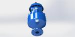 Epoxy Coated Sewage Air Release Valve Spill Free SS316 Interal Parts