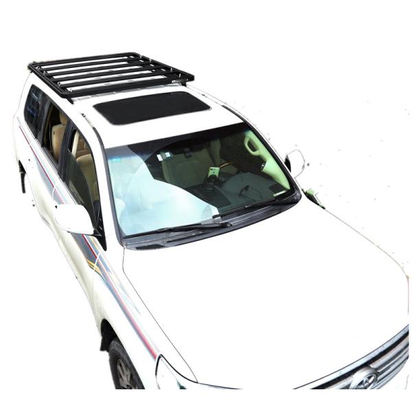 1889*1225mm Anodic Oxidated Surface Steel Aluminum Black Roof Rack for Y60 SUV