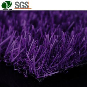Quality Garden Playground Purple Artificial Grass Natural Looking Plastic Material wholesale