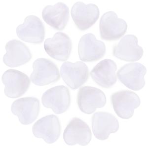 Quality Ornament 0.8'' Heart Shaped Crystal Worry Stone For Spiritual Healing wholesale
