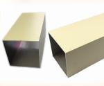 Multifunctional Powder Coated Aluminum Tubing , Extruded Aluminum Square Tube