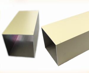 Quality Multifunctional Powder Coated Aluminum Tubing , Extruded Aluminum Square Tube wholesale