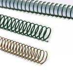 23.6mm Thick Metal Coil Binding 42.8mm For Hardcover Books Calendars