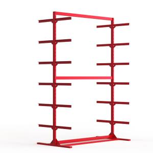 Quality Double Sides 12 Layers Car Bumper Rack With Adjustable Arms wholesale