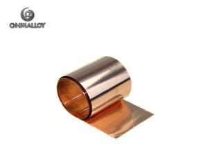 Quality Hardness Beryllium Copper Alloy , Copper Alloy Strip Excellent Corrosion Resistance wholesale