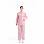 35% Polyester 65% Cotton Scrub Suit Uniforms Female