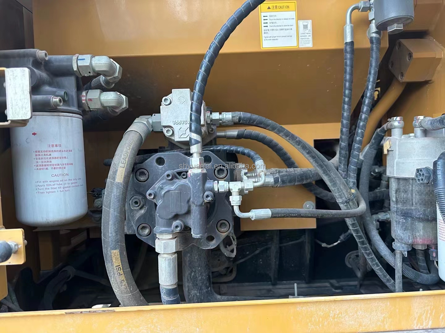 SANY 155W Wheeled Excavator With Original Hydraulic Cylinder And ISUZU Engine