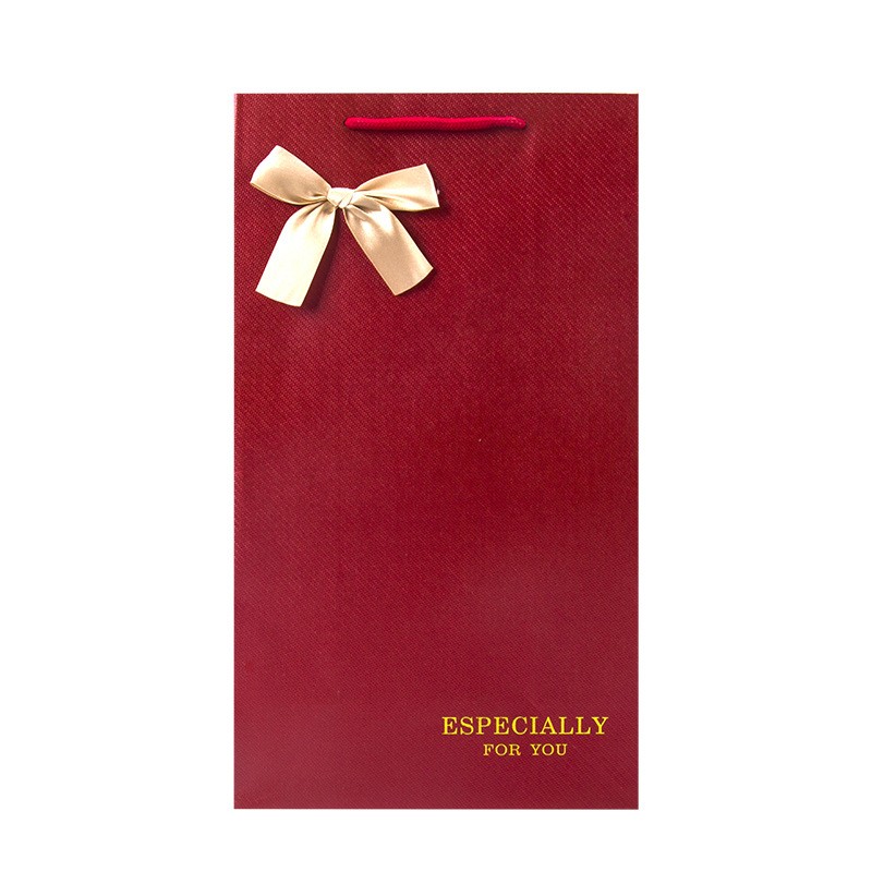 Thickened Printed Wine Bottle Paper Bags For Wedding Ultralight Leakproof