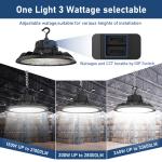 Industrial Workshops Warehouse LED UFO High Bay Light Dimmable 100W 150W 200W