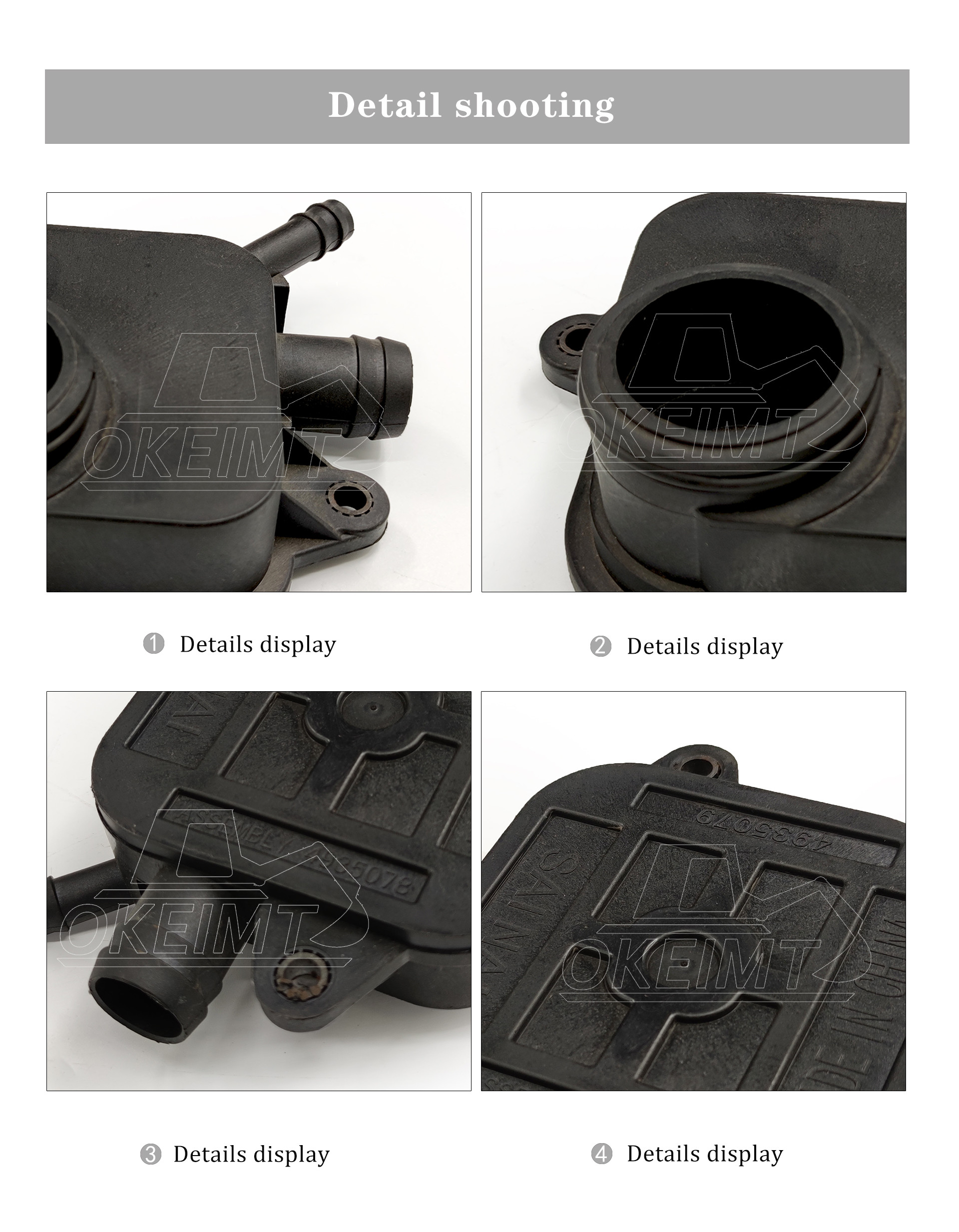 OKEIMT Excavator Engine Parts Air Breather Cap 6D114DF