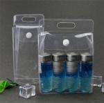 Transparent PVC Cosmetic Bag , Clear Plastic Makeup Bag With Zipper
