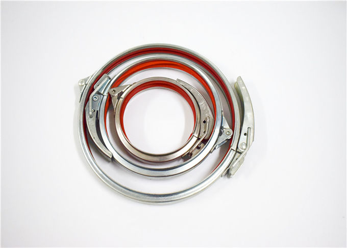 150mm Diameter Quick Release Band Clamp With Handle For Connnected Duct