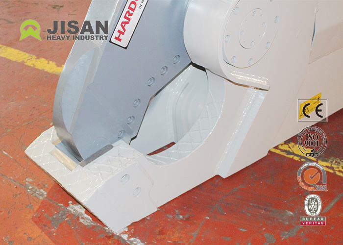 Wear Resistant Steel Industrial Demolition 620mm Opening Hydraulic Excavator Stump Metal Shears Attachment