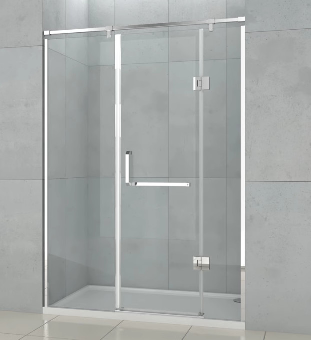 25 Square Shower Door Profile Easy Installation With Hardware Accessories
