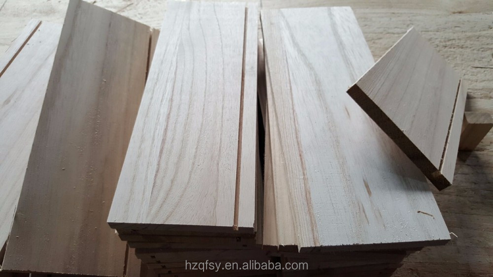 Paulownia Poplar Wood Planed Log For Drawer Sides With Spare Parts