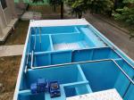 2.4m Domestic Sewage Treatment Plant Systems Aeration Tank In Sewage Treatment