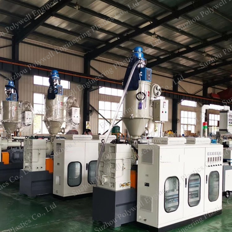 Plastic Pipe Extrusion HDPE PE PPR Pert Composite Water Supply Pipe Machine Manufacturing Extruding Machinery