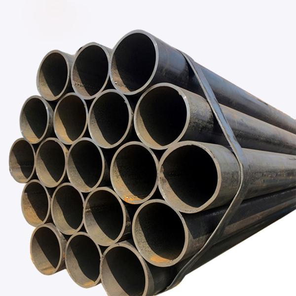 Welded Round Black Mild Steel Pipe DIN 1.0425 cold drawn seamless carbon steel