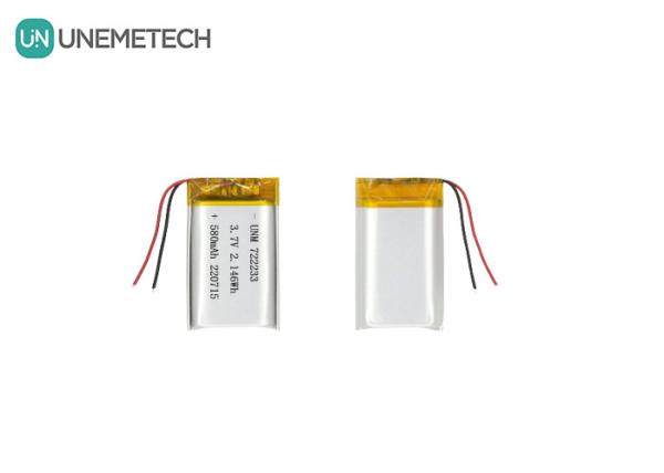 Lithium Polymer batteries 722233 3.7V 580mAh LiPo Battery from China Manufacture