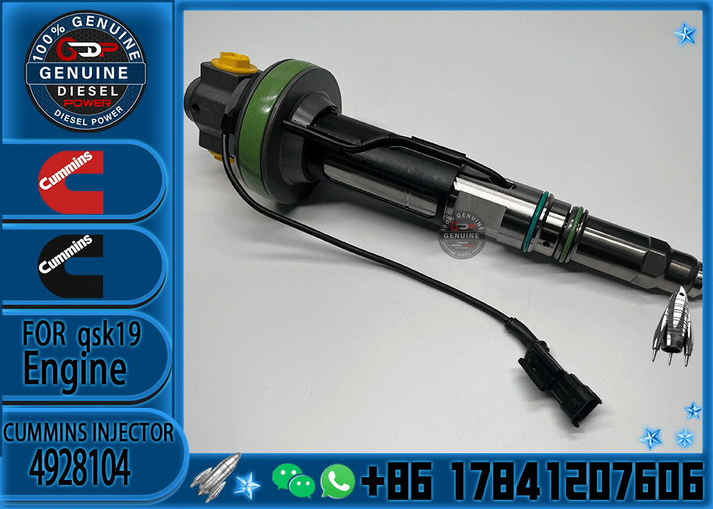 Common Rail Diesel Fuel Injector 4928104 F00BL0J014 For Cummins QSK19 QSK38 QSK60