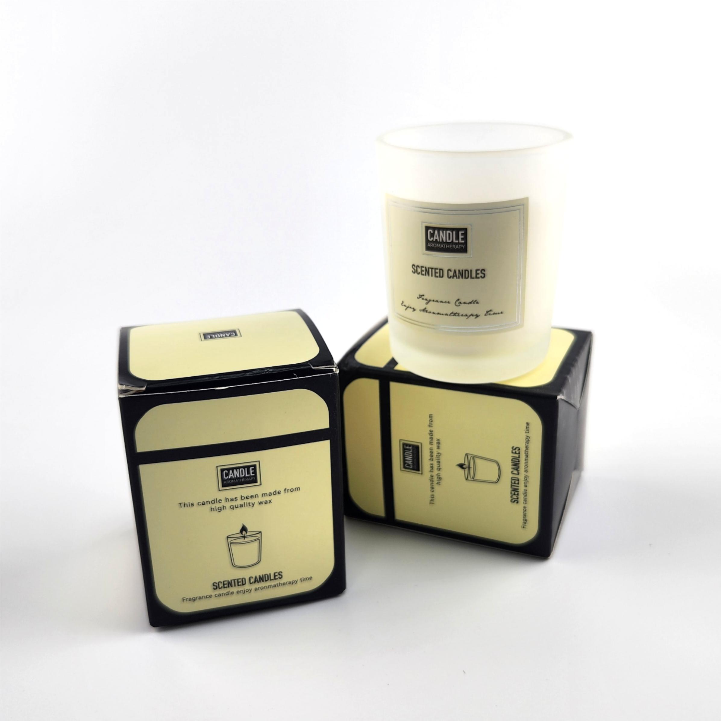 OEM Custom Candle Label Printing Personalized Spot UV Metallic Candle Labels