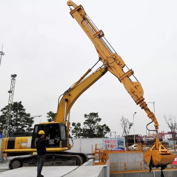 23 Ton Mounted Digger Dipper Arm 15200mm Long Reach Excavator Booms