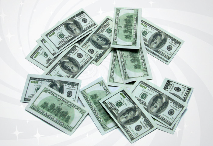 24'' Handheld Money Party Confetti Cannon Shooter With Dollar
