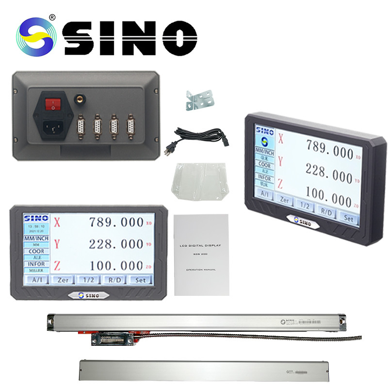 SINO SDS200S Digital Readout Kits DRO 3 Axis LCD Full Touch Screen