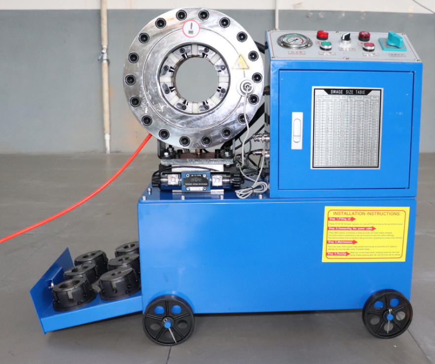 High Carbon Steel Tube Crimping Machine 60 Tons Pressure