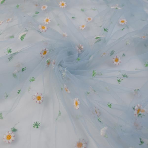 Cheap Dresses Beaded Soft Net Sequin Embroidered Lace Fabric for sale