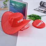 Collapsible Cowboy Hat Foldable Nylon Bucket Hats Summer Promotional Item