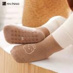 Winter Anti Slip Kids Cotton Socks Custom Baby Terry Socks