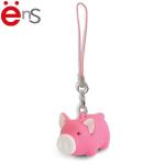Mini Plastic Soft Pvc Keyrings Pig Shaped ISO CE Approved for Gift