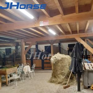 Quality Equestrian Economy Large Horse Stable Fronts Bamboo Wood Painted wholesale