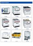 Gas Consumption LPG/NG 1.58/2.28Kg/h Restaurant Cooking Equipment with 100Kg