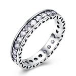 Sterling Silver 925 AAA CZ Stone Tennis Ring