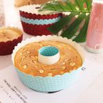 Baking Tools Round Blue Dots Greaseproof Cupcake Baking Tray