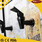 Refrigerated Double Liquor tap machine, Gravity Fed Pour Wine Liquor Dispenser