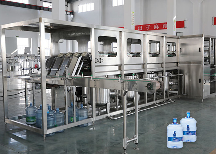 Full Auto PET PC Bottle 5 Gallon Filling Line For Mineral Drinking Water