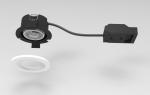 Cutout 68mm 5W Flickerfree Spotlight Bezel Interchangeable Integrated Spotlight