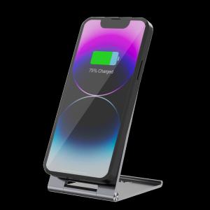 Quality Qi 2 Aluminum Alloy Foldable Wireless Charging Stand for Other Qi Phones and earbuds wholesale