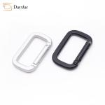Custom Metal Carabiner Keychain Clip , Rectangle Hook Metal Accessories