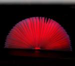PU Cover 360 Degree Adjustable Rechargable Book Shape Light For Gift