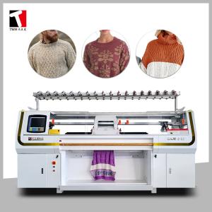 Quality Three System Automatic Control Flat Knitting Machine 52 Inch 12G wholesale