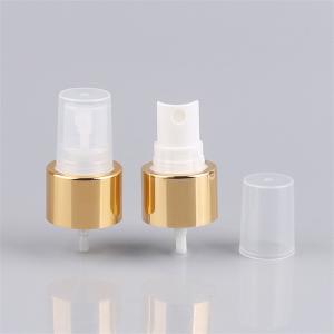 Quality Transparent Cap Plastic Mist Sprayer , Light Gold 20 410 pump wholesale