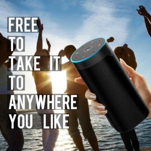 Quality Wireless Voice Controlled Smart WIFI Speaker Black Or Customized Color wholesale